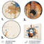Earthy Brown, guitare, mélodie - musique, art mural en métal-247834356