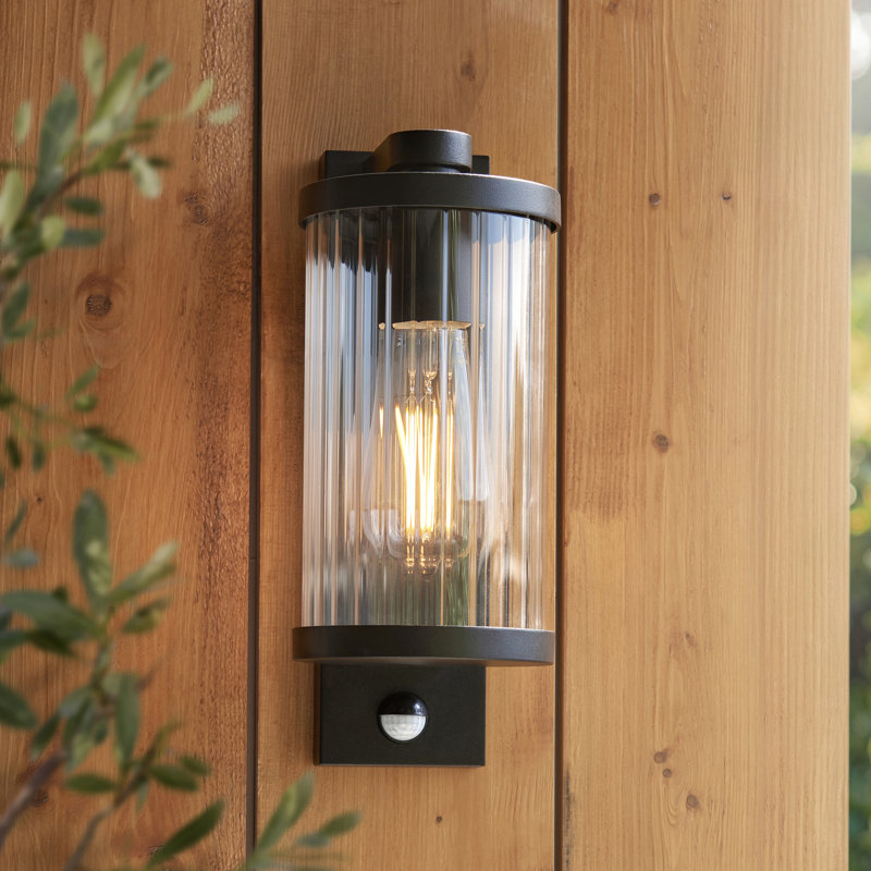 Steel 29"H Outdoor Barn Light