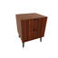 Table de chevet à 2 tiroirs avec rangement spacieux, ton de bois brun, bois d'ingénierie, table de chevet moderne de couleur chambre à coucher, option de rangement