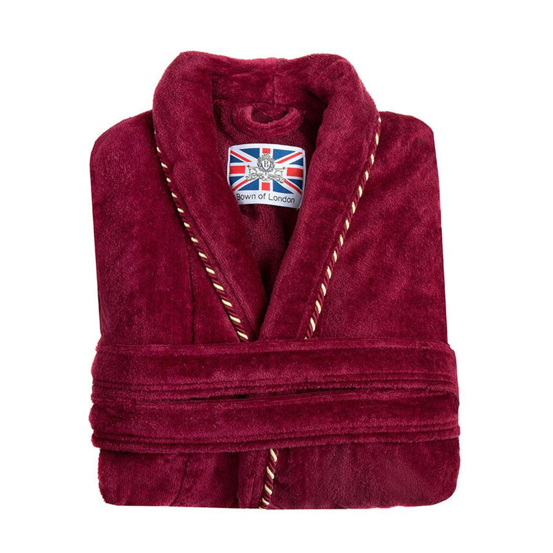 Mid-Calf Bathrobe with Pockets, M
