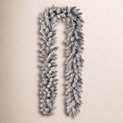 Librada 108" Frosted Pre-Lit Christmas Garland