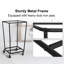 Rolling Laundry Hamper with Handles-455568243