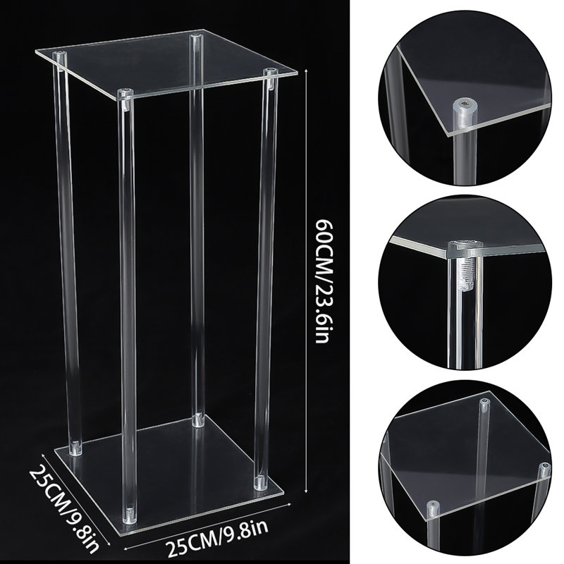 Plate Transparent Wedding Pathfinder Flower Stand