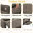 2-in-1 Three-seater Sofa With A Sofa Bed And A Reversible Recliner, Curved Armrests With Tufted Detailing And Usb Charging Ports-1968552675