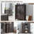 Charithra 5-Drawer Chest with Sliding Barn Door-1259757796