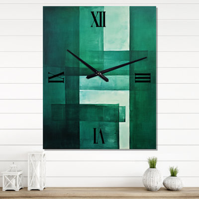 Alhed - Horloge murale moderne géométrique abstraite