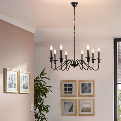 6 - Light Matte Black Pendant