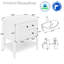 Ensemble de meuble-lavabo simple 30 po avec lavabo vasque, robinet et drain Sharee, assemblage requis-837341358