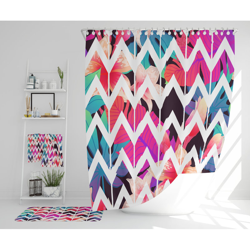 Nathaneil Polyester Shower Curtain Set