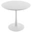 Round Metal Base Dining Table