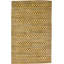 Tapis intérieur de laine brun noué la 3 pi 9 po x 5 pi 11 po one-of-kind Nash