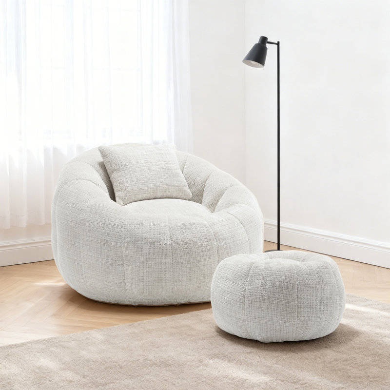Fauteuils à billes modernes à compression complète, Beige