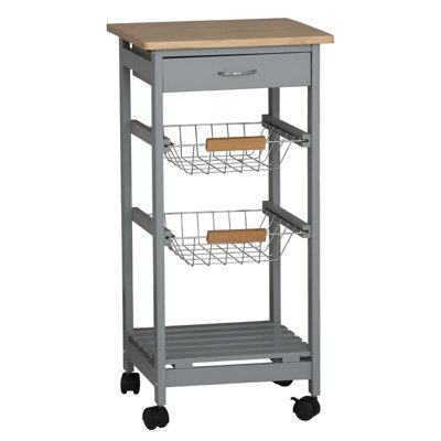 Mathie Solid Wood Bar Cart