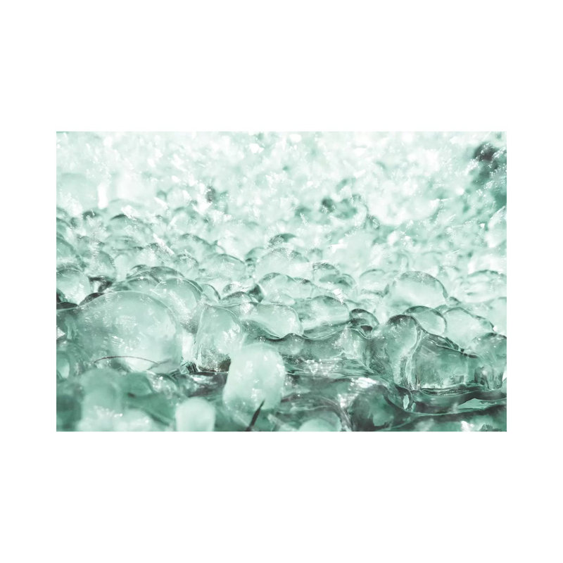 Bubbly Mint I - Wrapped Canvas Print, 20.32 cm H x 30.48 cm W