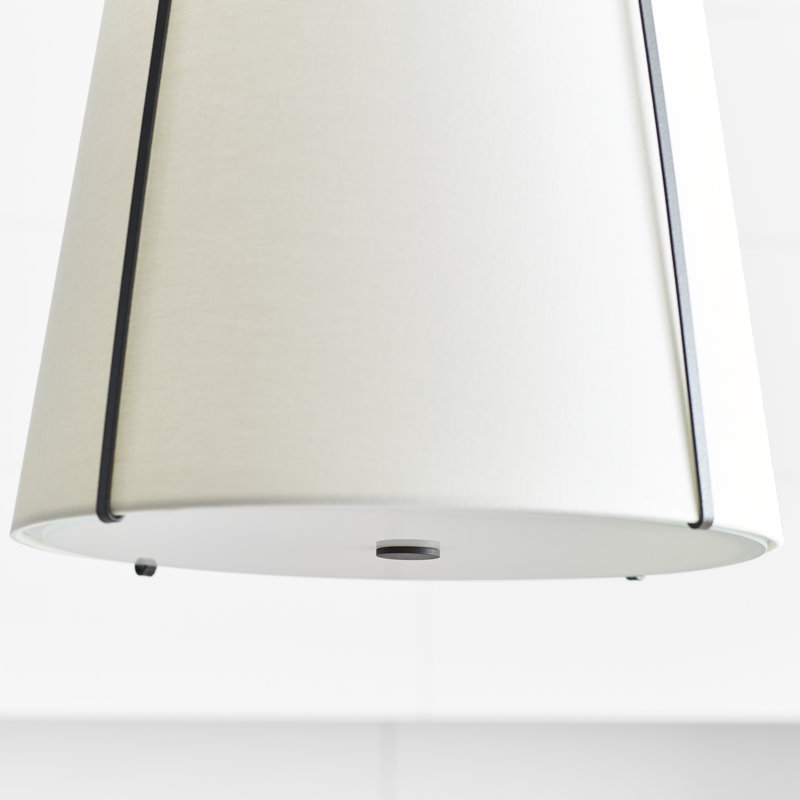 Leander 1 - Light Pendant, Smith Steel, 24.75" H x 18.25"W x 18.25" D