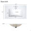 Meuble-lavabo vert de 30 pouces avec lavabo en céramique et rangement polyvalent - idéal pour les petites salles de bain-131361864