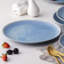 Ensemble de 4 assiettes Noritake Colorwave Kiln Azure, 10,5 po