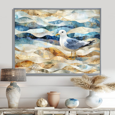 Hargis Coastal Seagull The Watchful Gull I - Mouette, art mural