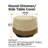 Paulding Water-Resistant Round Patio Ottoman/Coffee Table Cover-333223759