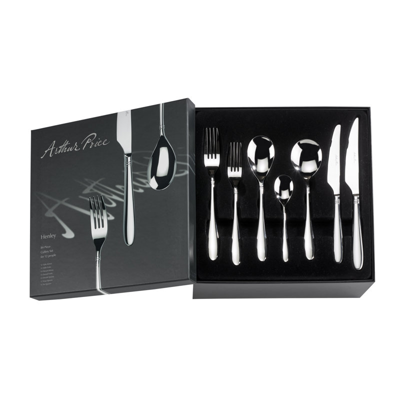 Arthur Price, Signature, Henley - 84 Piece Cutlery Set, Service for 12