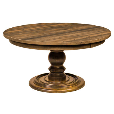 Barnaby Round Dining Table, 48", Reclaimed Barnwood, Natural