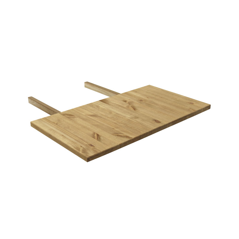 Jeip Solid Wood Table Top, Leach-coloured, 3cm H x 78cm W x 40cm D