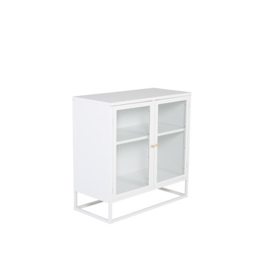 Isiah 85 cm H x 85 cm W Steel and Iron Standard Bookcase