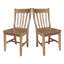 Chaise de salle à manger traditionnelle en bois massif Decovello-113429493