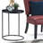 Metal Side Table - Black
