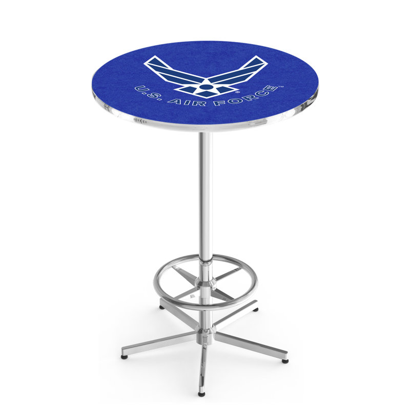 Round Metal Base Dining Table, United States Air Force