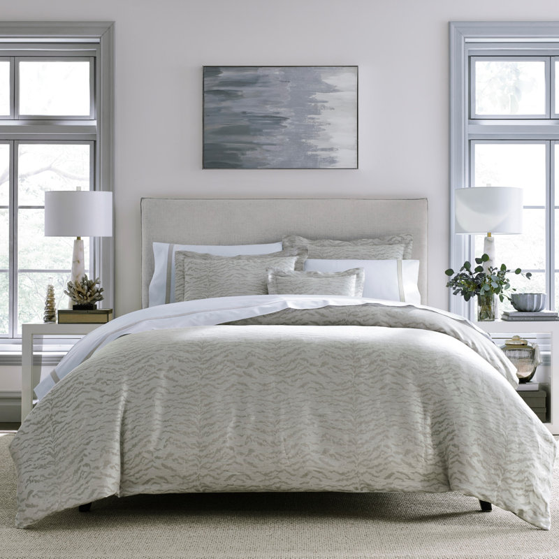 Raja Linen Sateen Duvet Cover, Raja Shore, Full Duvet Cover