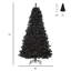 Sapin de Noël artificiel illuminé 7 pi avec branches réalistes et 1346 pointes