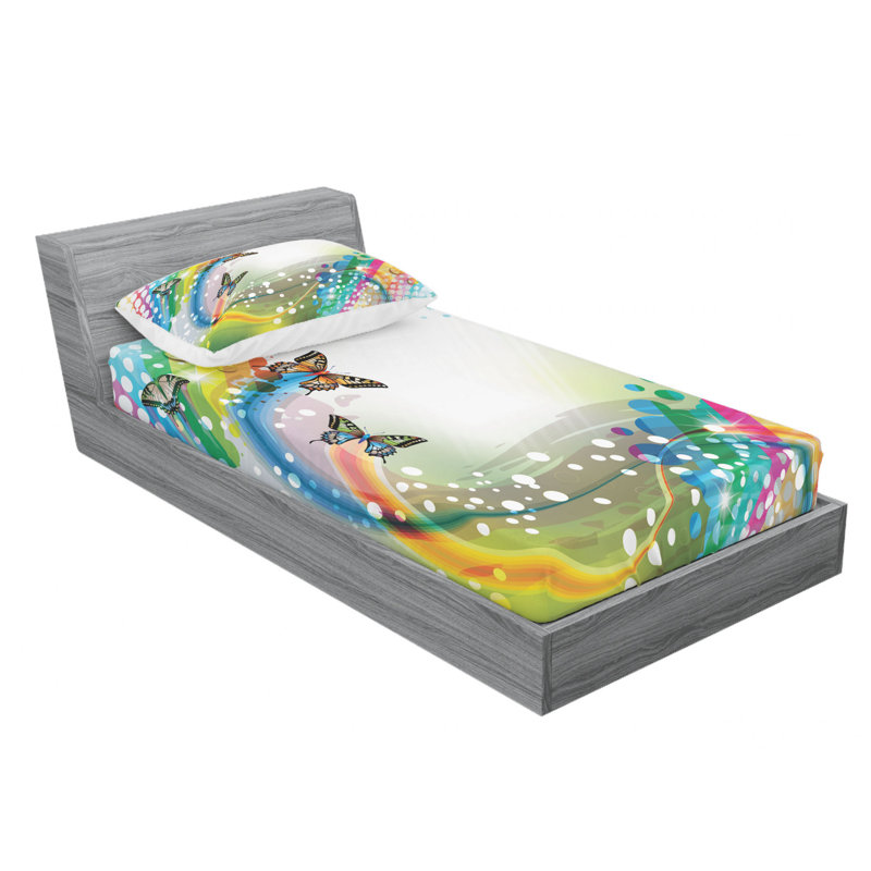 Microfiber Sheet Set, Twin XL Sheet Set with Fitted Sheet