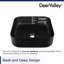 Lavabo de salle de bain vasque carré en céramique 15 po DeerValley Ace-81222157
