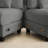 With 93-Inch 3+1 And , 4 - Position Adjustable , 350Lb Weight Limit For Every Seat, Gray Chenille, 3 Stylish Throw Pillows, 84.34-Inch Depth , Angles Personal Comfort Preferences, Support Each Soft