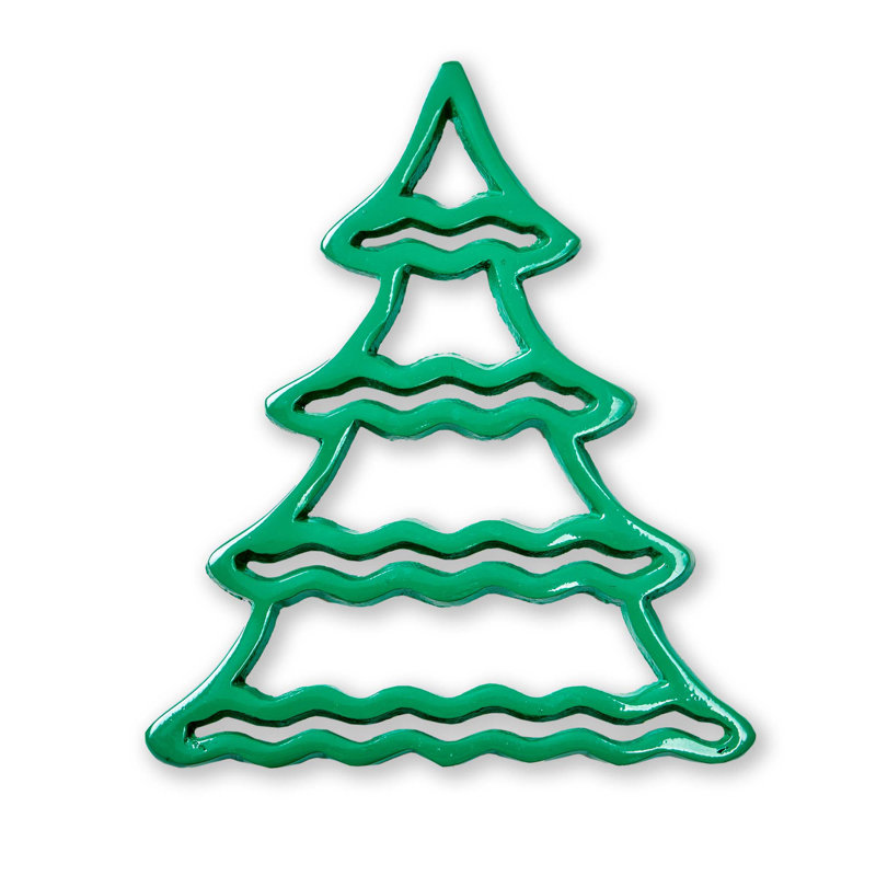 Christmas Tree Green Trivet