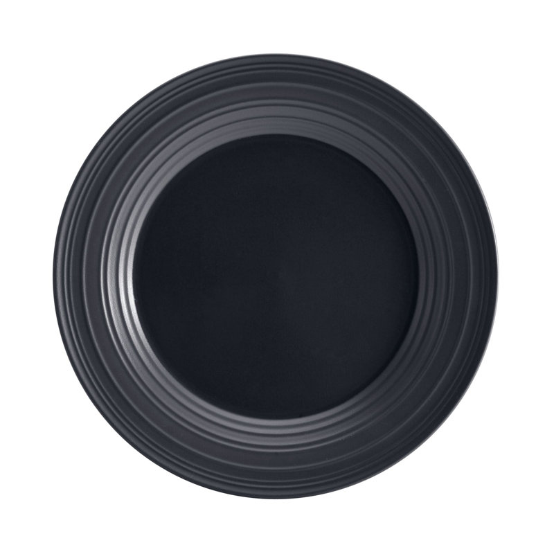 Swirl Graphite 4-Piece Place Setting, Service for 1