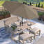 Parasol de marché 9 pi Jelks-1199140588