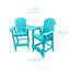 Ansel Plastic Adirondack Chair with Table-1885162440