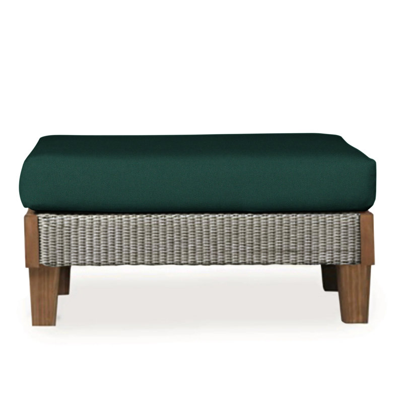 Catalina Outdoor Ottoman, Demo Skyway, Pewter