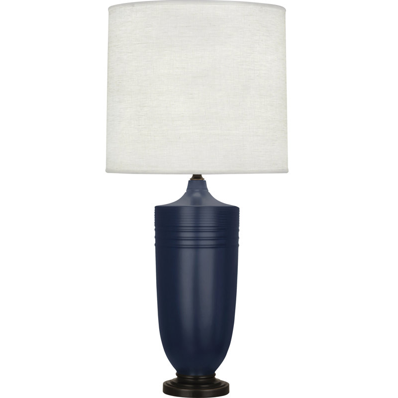 Hadrian Adjustable Table Lamp, Matte Midnight Blue/Deep Patina Bronze 