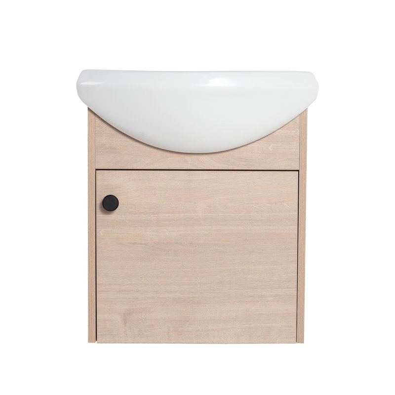 Meuble-lavabo simple avec comptoir Ballal 18