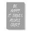 Be Happy - Wrapped Canvas Print-61886290