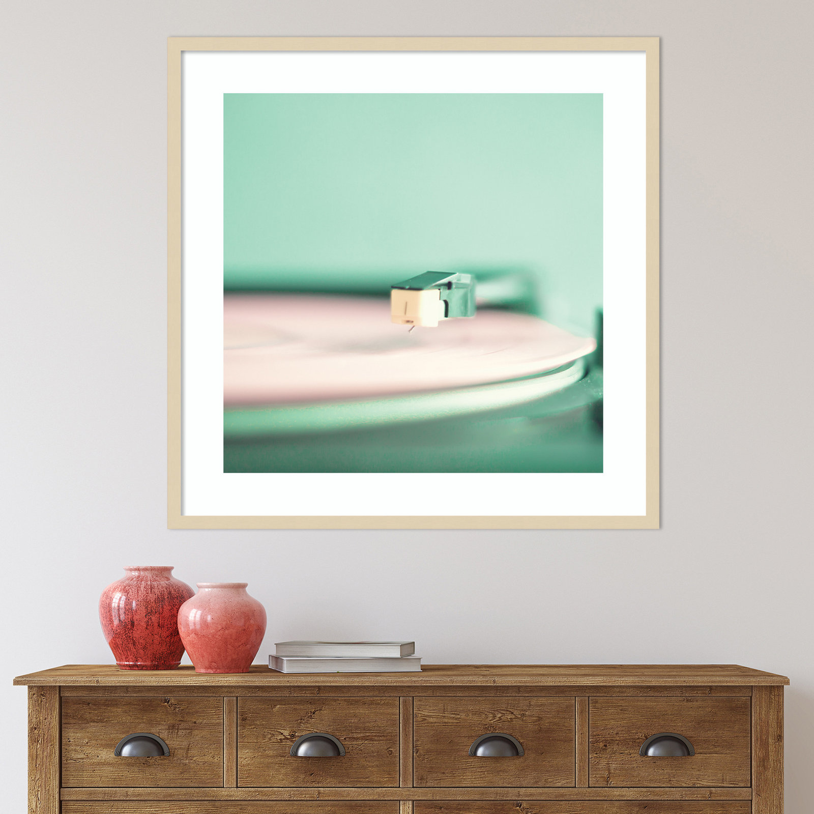 Analogue by Caroline Mint, Brown, 20.25" H x 20.25" W x 0.88" D