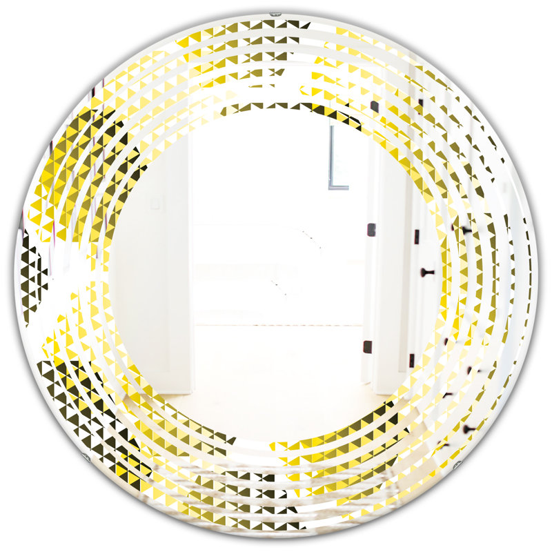Miroir mural Wave, H 23,6 po x l 23,6 po