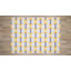 Tapis intérieur / extérieur ivoire / jaune / bleu Kivett-2124040171