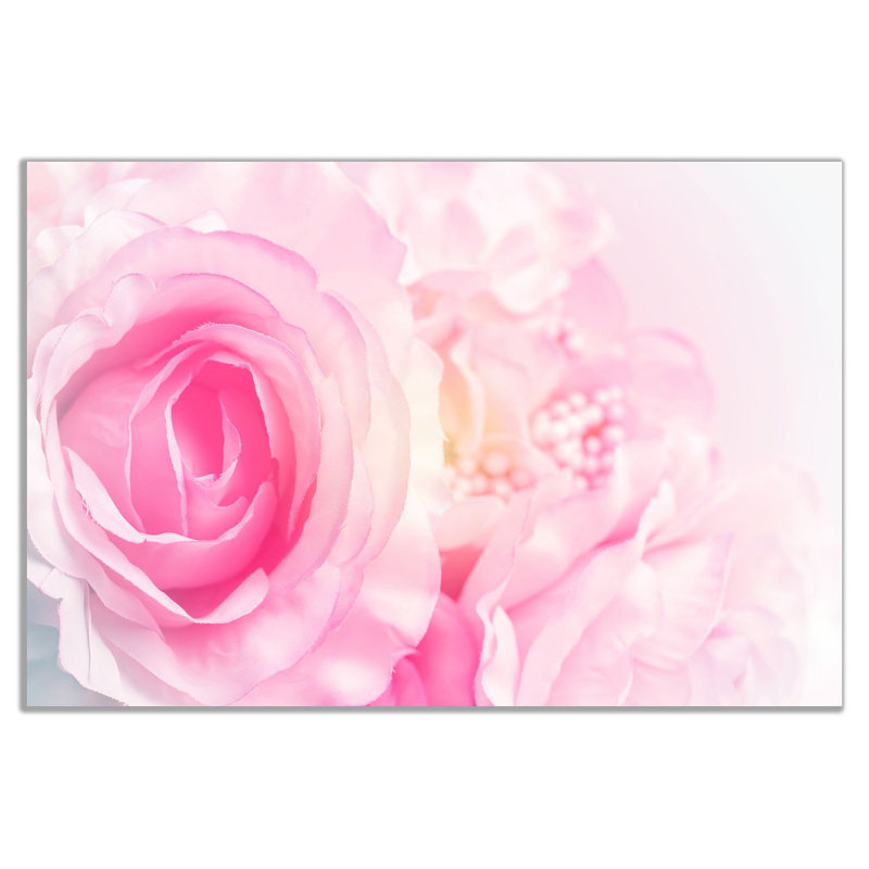 Rose Blossom - Wrapped Canvas Print, 61cm H x 91cm W