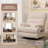 Marinke Manual Swivel Rocker – 360° Glider with Storage Pocket & StainGuard Fabric-146865533