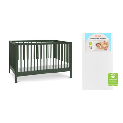Birdie 3-in-1 Convertible Crib + Matt. Bndl