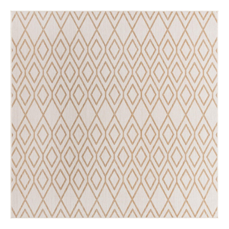 Turks and Caicos Indoor/Outdoor Rug, Carré 7 pi 10 po